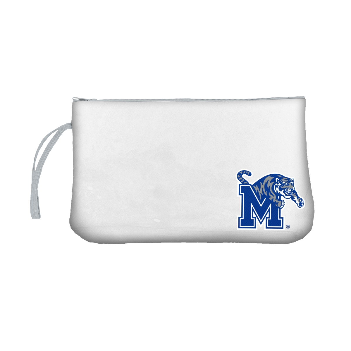 Picture of Logo Brands 168-922 4.5 x 6.5 x 1 in. Memphis Clear Wristlet