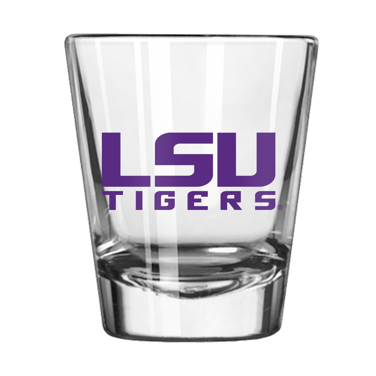 162-G2S-10 LSU 2 oz Satin Etched Shot Glass