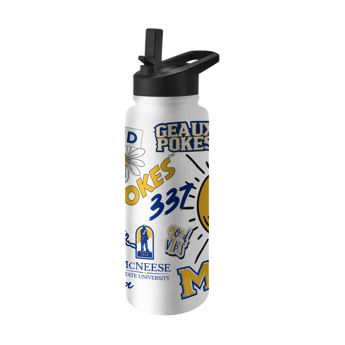 180-S34QB-63 McNeese State 34 oz Native Quencher Bottle