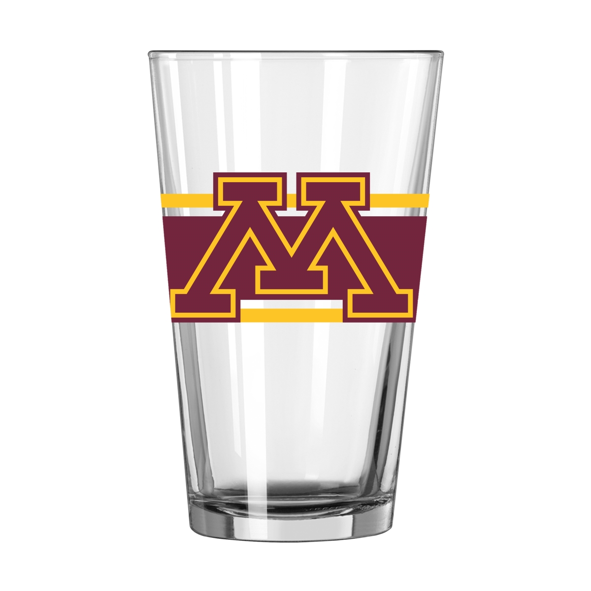175-G16P-16 Minnesota 16 oz Stripe Pint Glass