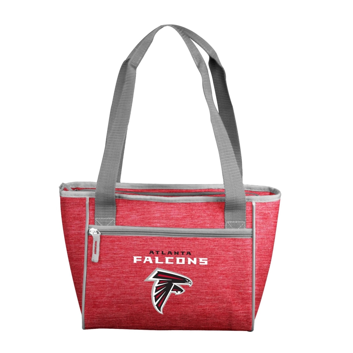 Picture of Logo Chair 602-83-CR1 NFL Atlanta Falcons Crosshatch Cooler Tote Bag Holds for 16 Cans
