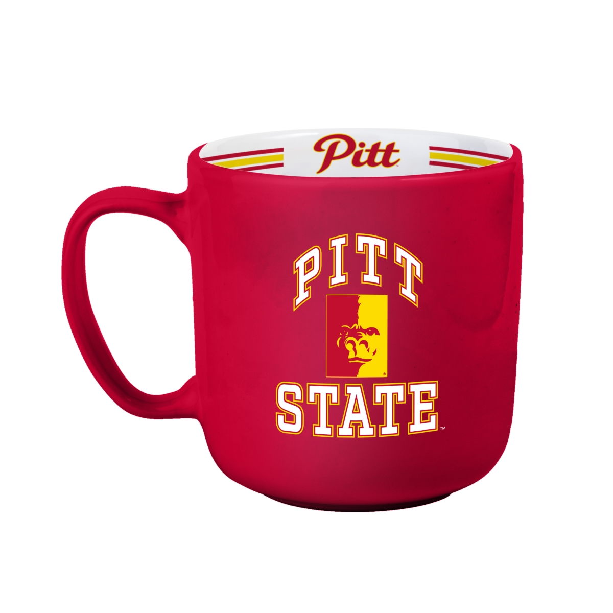 199-C15SM 15 oz Pitt State KS Stripe Mug