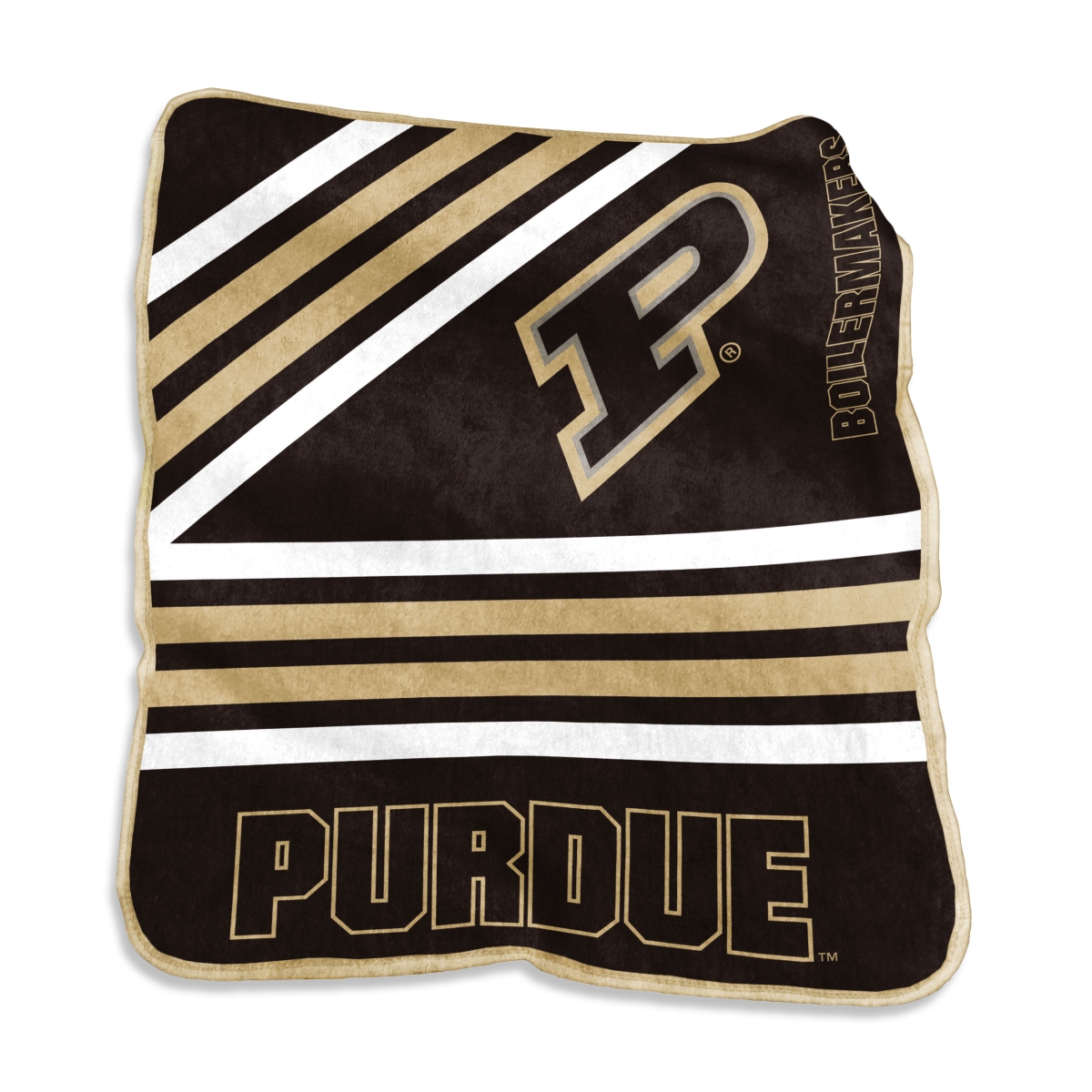 Picture of Logo Brands 201-26C Purdue Raschel Throw