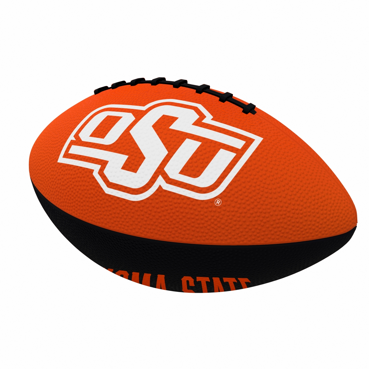 193-93JR-2 OK State Pinwheel Junior Size Rubber Football
