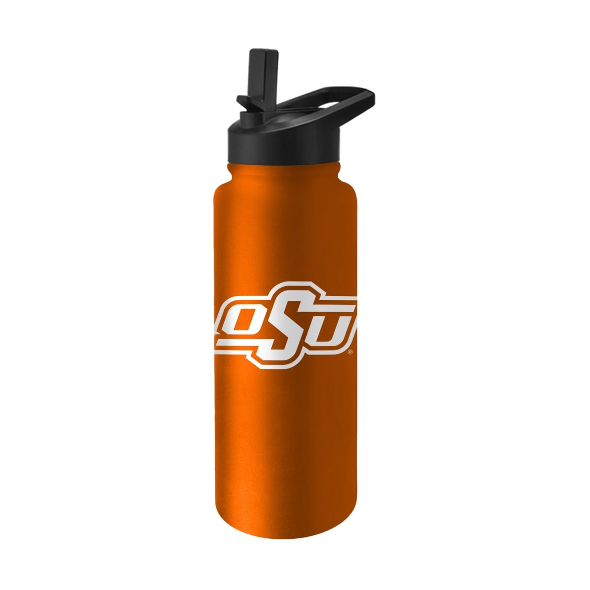 193-S34QB-8 OK State Logo 34 oz Quencher Stainless Bottle
