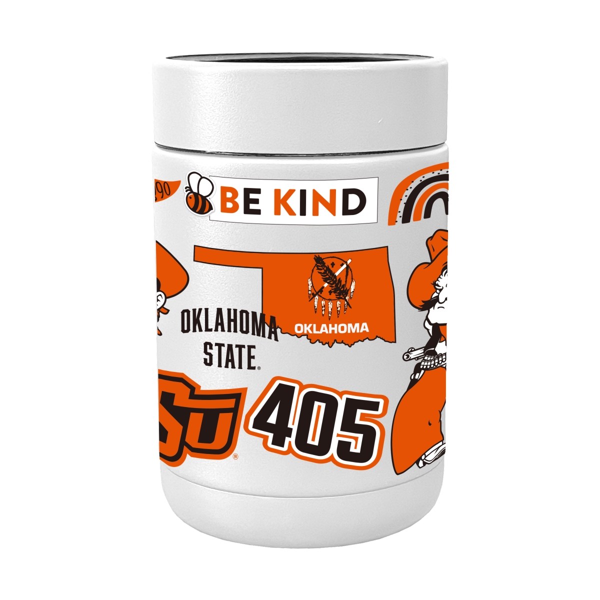 193-SCOOLP-63 NCAA Oklahoma State Cowboys Powder Native Coat Coolie