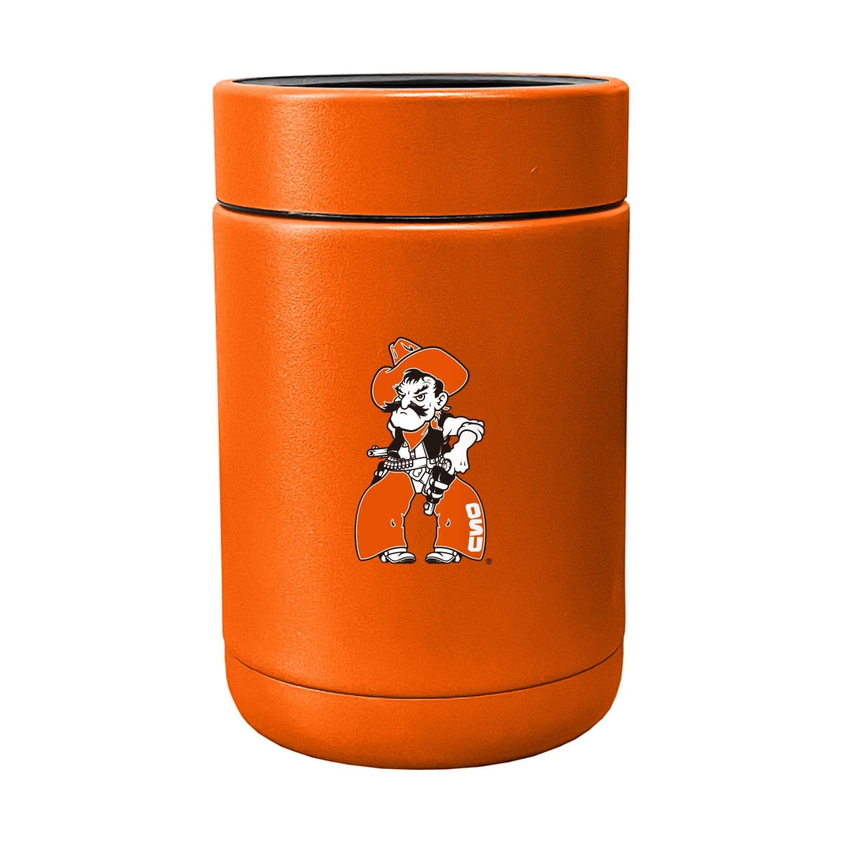 Picture of Logo Brands 193-SCOOLP-PP OK State Pistol Pete Powder Coat Coolie