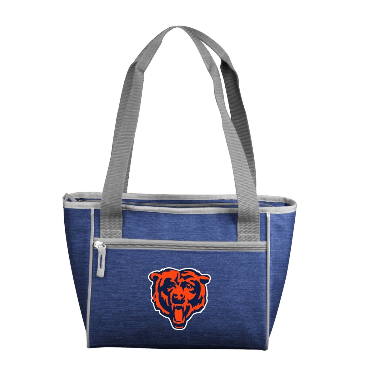 Picture of Logo Chair 606-83-CR1 NFL Chicago Bears Crosshatch Cooler Tote Bag Holds for 16 Cans