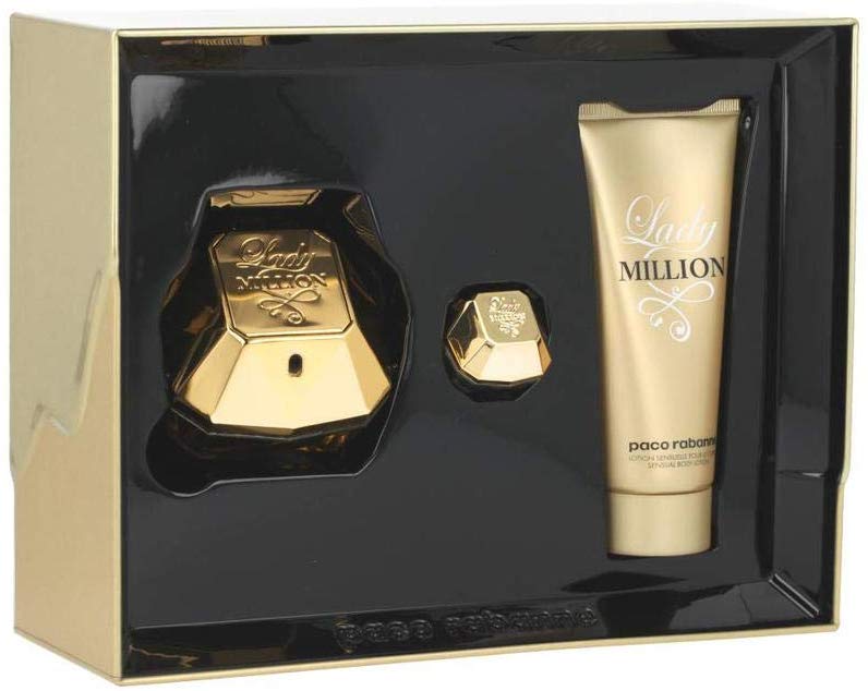 Picture of Paco Rabanne 14771 2.7 oz Lady Million Gift Set by Paco Rabanne - 3 Piece