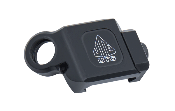UTG Pro Angled Quick Detach Sling Swivel Adaptor - Black - Compact Design