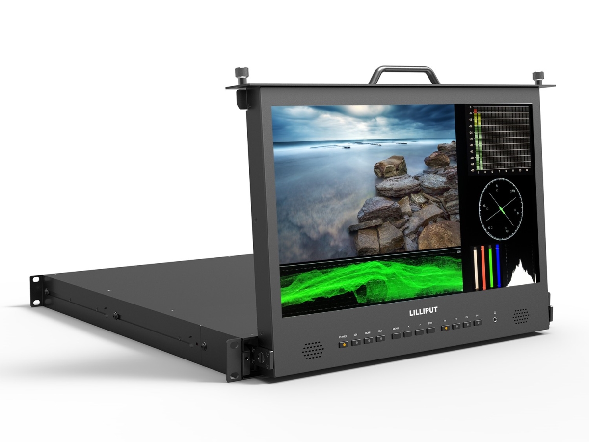 Picture of Lilliput BM1730S 17.3 in. Full HD Pull-Out Rack Monitor with Waveform