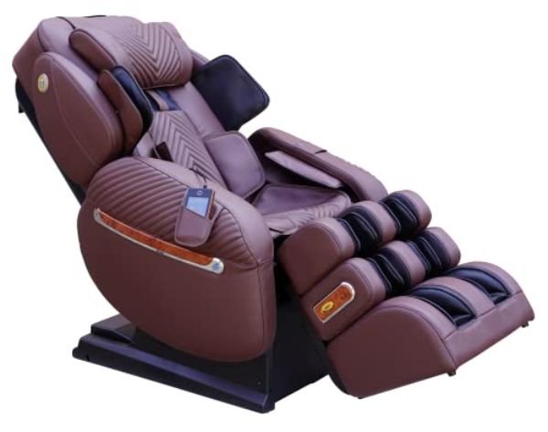 Picture of Luraco i9MaxCH 48 in. iRobotics Max Split L-Track EZ-Entry Heated Zero-G Medical Massage Chair, Chocolate Brown