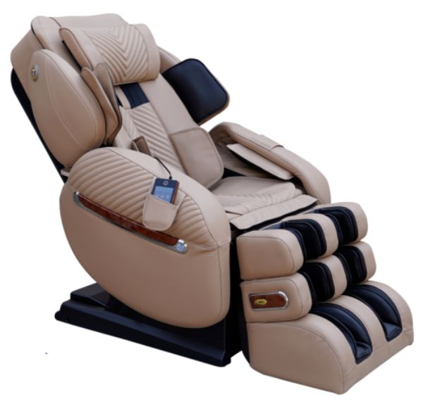 Picture of Luraco i9MaxSECR 48 in. i9 Max Special Edition Split L-Track EZ-Entry Medical Massage Chair, Cream