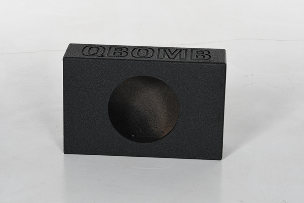 10 in. Q Power Single J Port Shallow SlimSubwoofer Enclosure