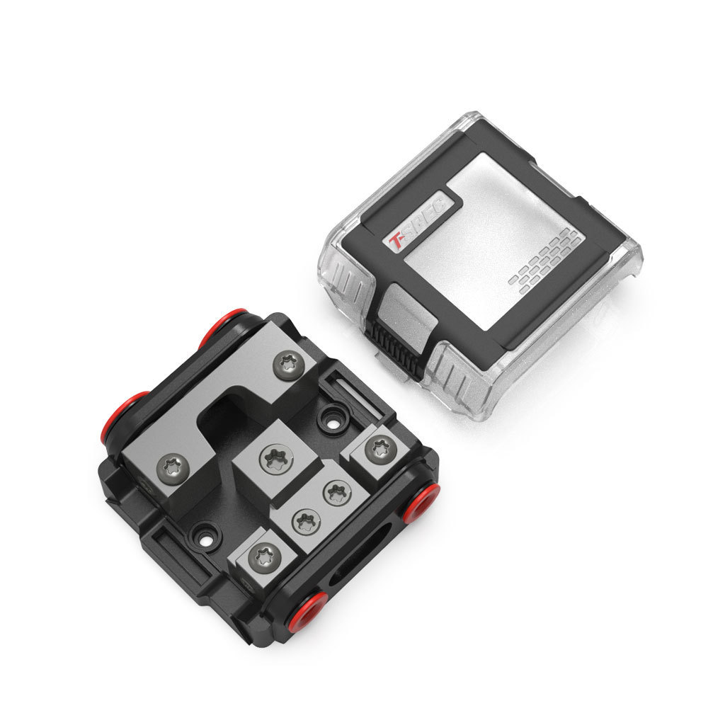 Manl Dist Block Fused Power & Ground Distro Block
