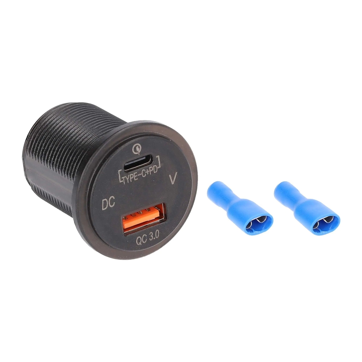 Metra IBR117 IB Type C USB 3.0 4X Charge Voltmeter Flush Mount