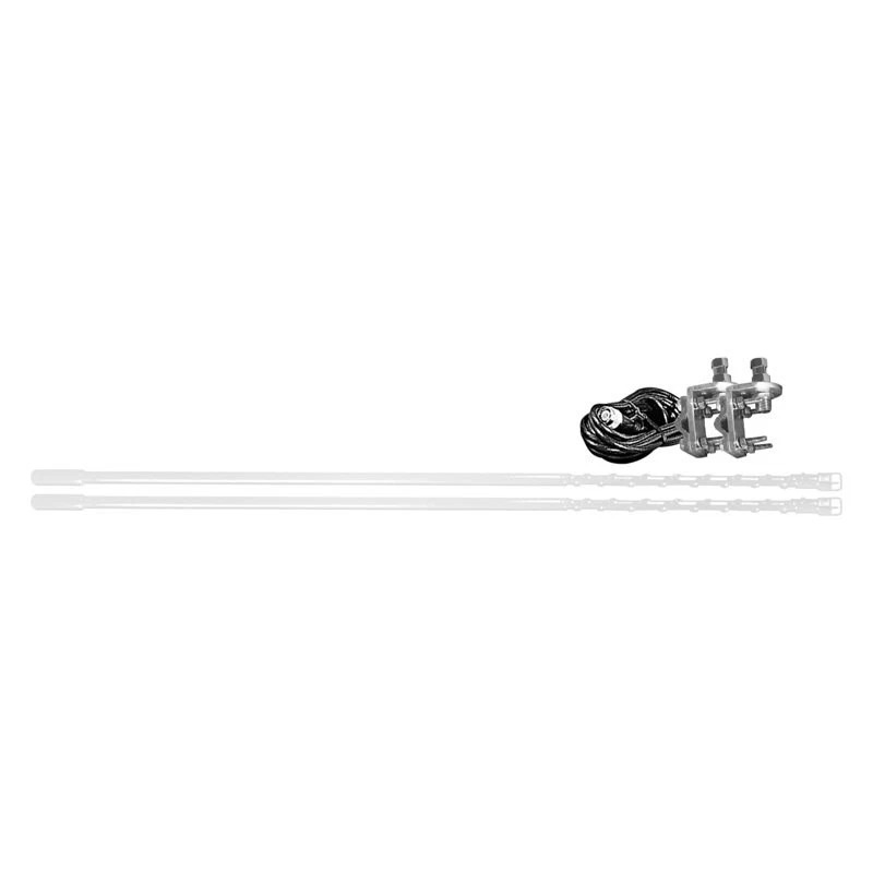 10806 2 ft. White Dual Mirror Mount