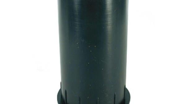 HA35 2.5 x 5 in. Plastic Port Tube, Black