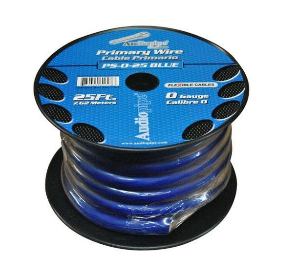 PS-0-25BLK Flexible Power Cable, Black
