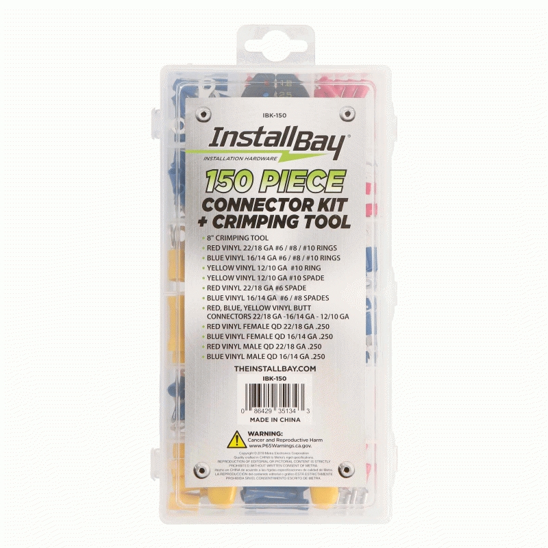 Metra IBK-150 Install Bay Terminal Kit with Tool, 150 Piece