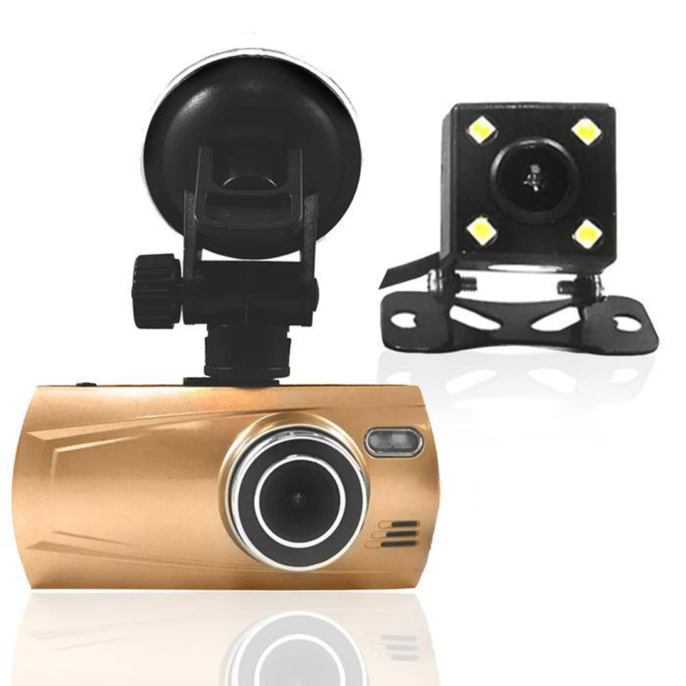Top Dawg TDCAMDUAL2T 2.7 in. 16GB SD 1080P Dual DVR Dash Camera System