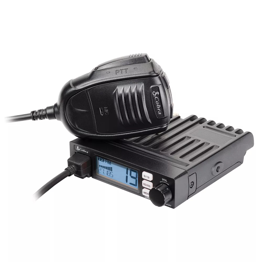 19MINICB Ultra Compact CB Radio, Black