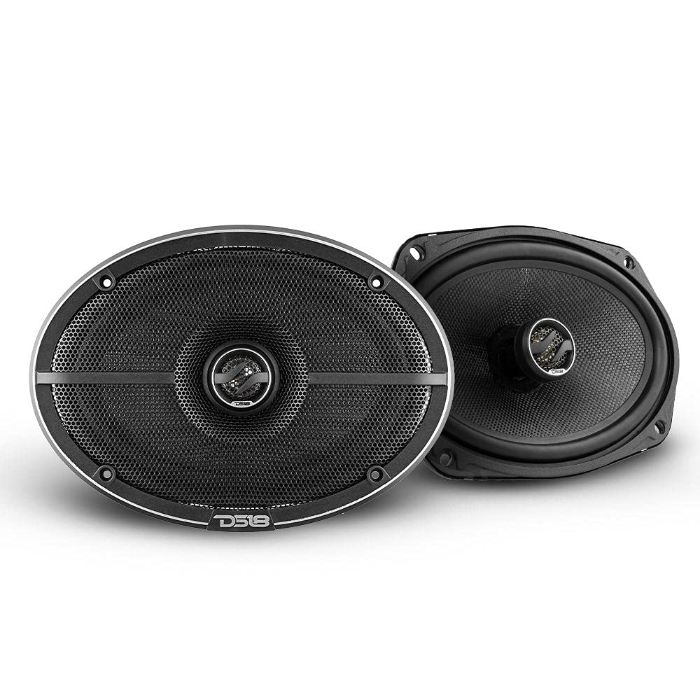 ZXI-694 6 x 9 in. Pro 2-Way Coaxial Speaker with 360W 4 Ohm Kevlar Cone -  DS18