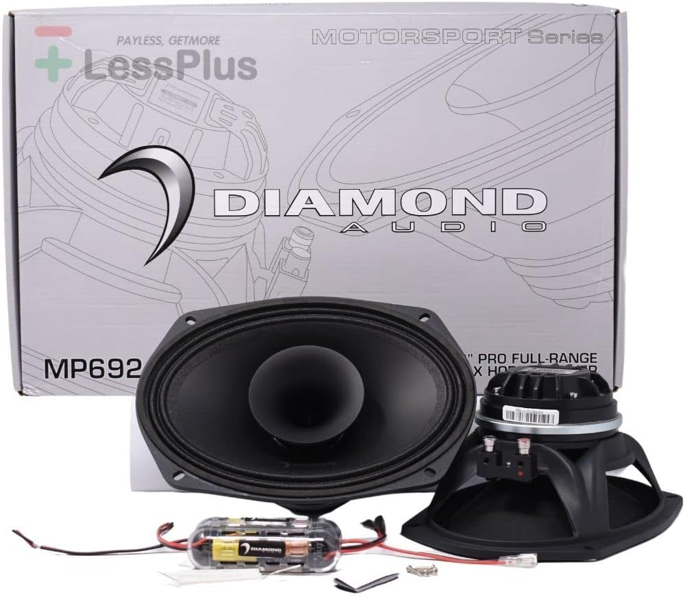 MP692 6 x 9 in. Pro Motor-Sport Series Pro Compression Integrated Horn Speaker