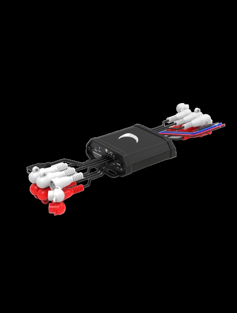 MSDSP66 6 In & 6 Out 6.5V Motorsport 8 Channel Waterproof Micro Digital Single Processor with Bluetooth