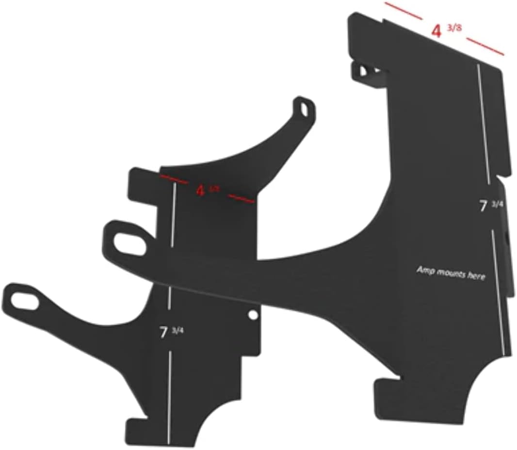 BC-AMP03 Tramp Batwing Fairing Bracket for 1998-2013, Black