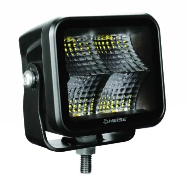 Picture of Heise HE-BCF2PK 2.5 in. Blackout Series Lighting Systems - 4-LED Flood Cubes&#44; Black - Pack of 2