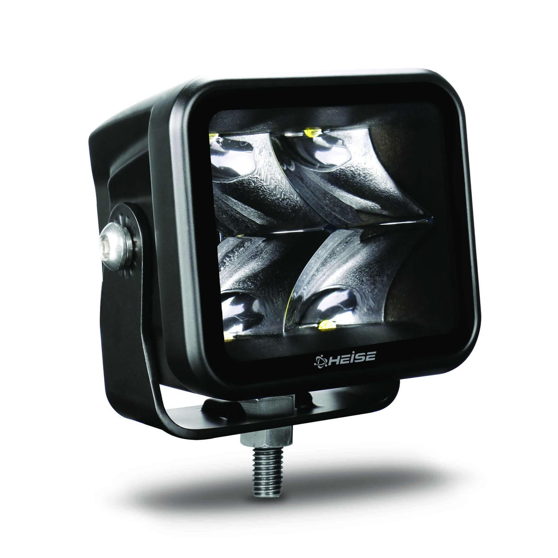 HE-BCS32PK 3 in. Blackout Series 4 Spot Cube, Black - Pack of 2