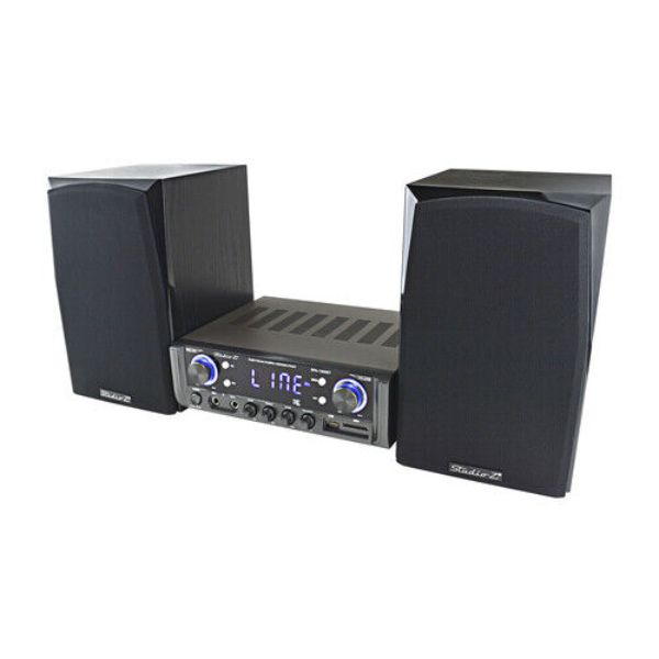 SPA-1050CMB Z Mini Component Home Receiver & Speaker System, Black