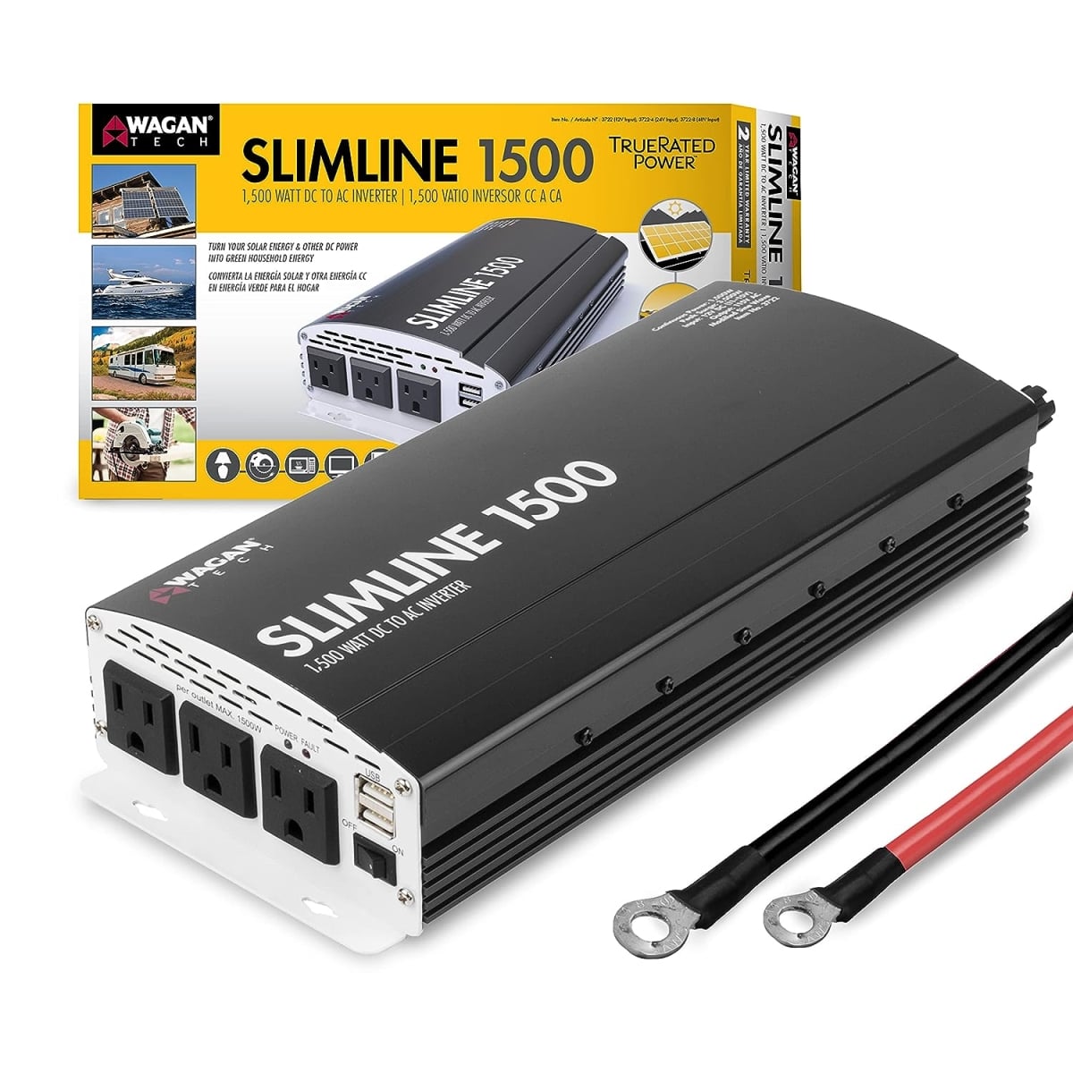 Wagan 3722 1500W Inverter Slim Line