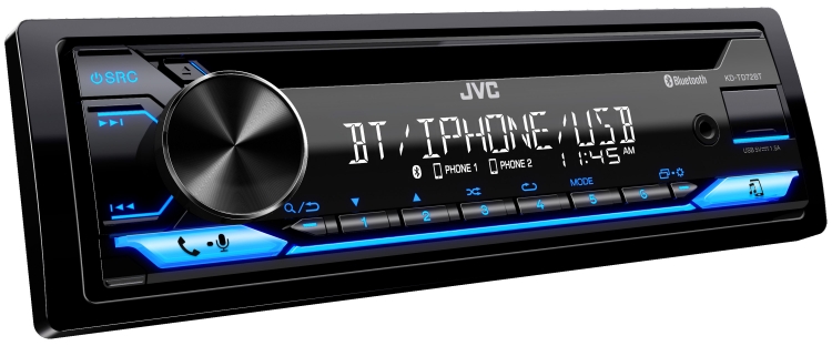 Picture of JVC KD-TD72BT CD Receiver with AM-FM & USB-Bluetooth Option