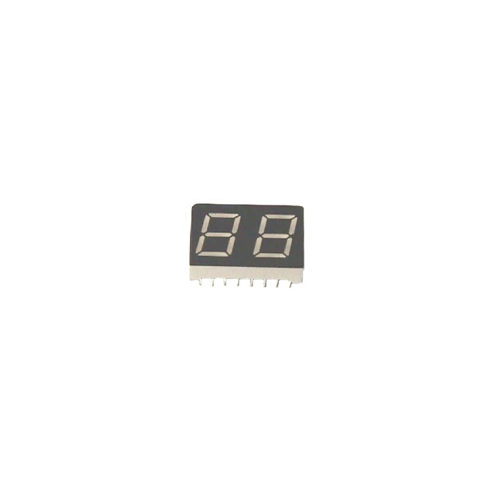 2D-04A-YELLOW Color Channel 2 Digit  Display, Yellow