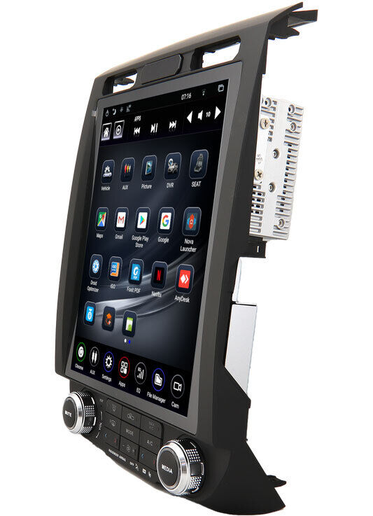 TS-FDPU12-1AK-5S 12.1 in. Radio & Tablet with Climate Control Knobs & Gen V T-Style for 2015-2020 Ford F-Series Pickup