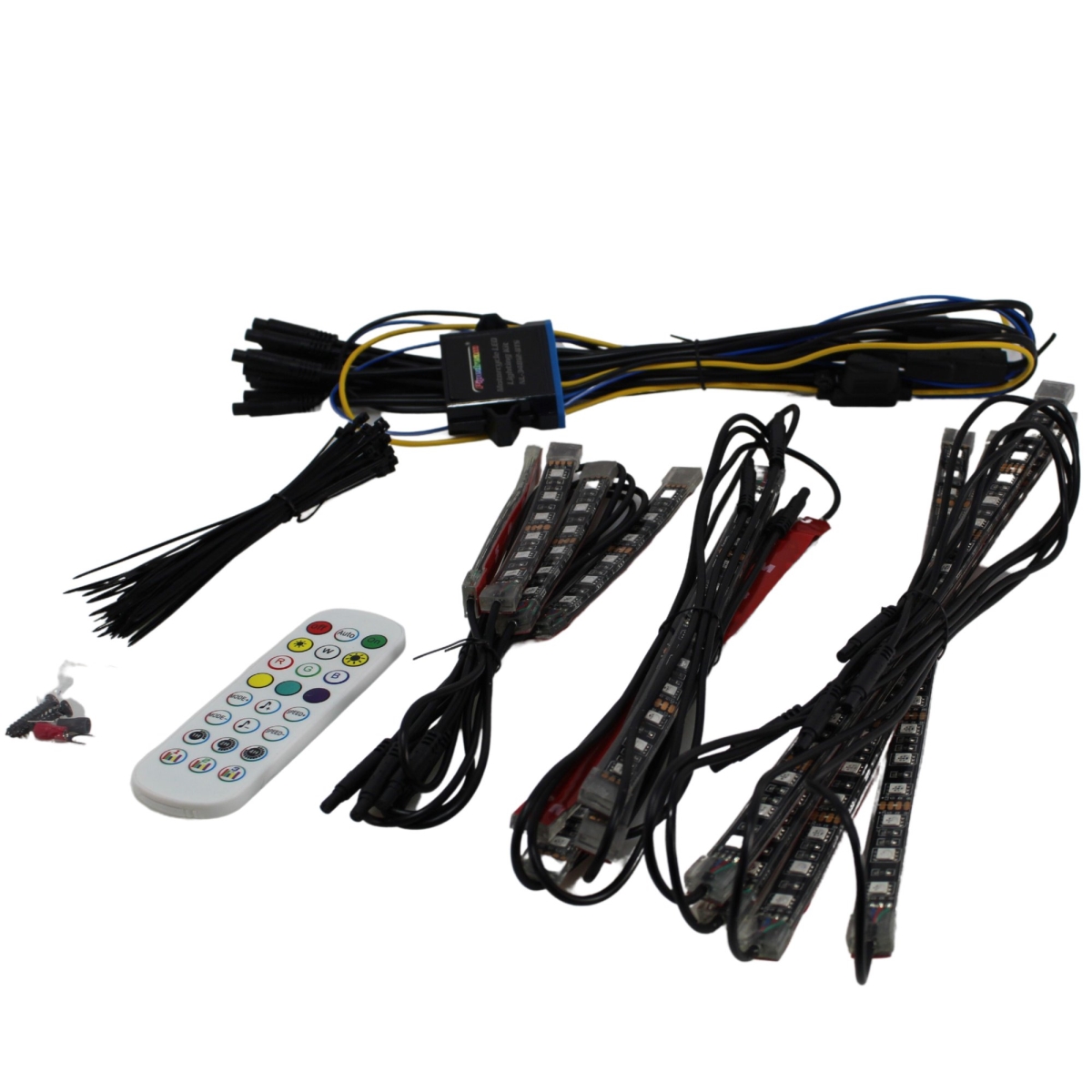 Picture of Audiopipe NL-34812-BTS Pipedream Motorcycle RGB LED IPX7 Waterproof Lighting Kit