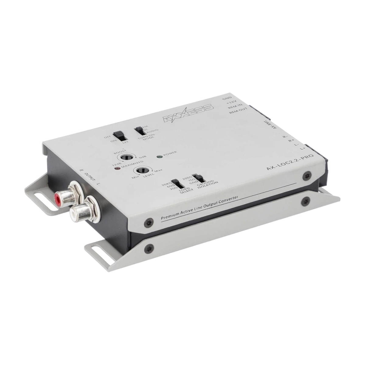 AX-LOC2.2-PRO 2CH Active Line Output Converter with Bass Boost