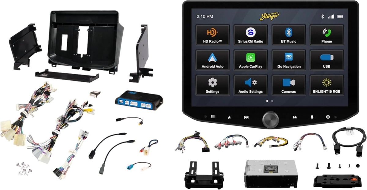 Picture of Stinger SR-TUN14HX IX210 & UN1810 Heigh10 Installation Kit for 2014-2021 Toyota Tundra