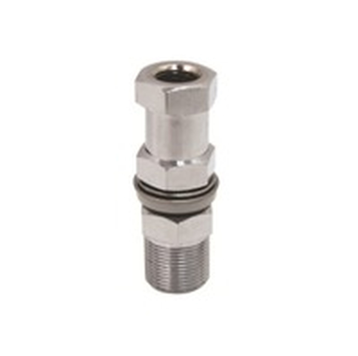 S0239 2X Hex Stud Connector Stainless Steel