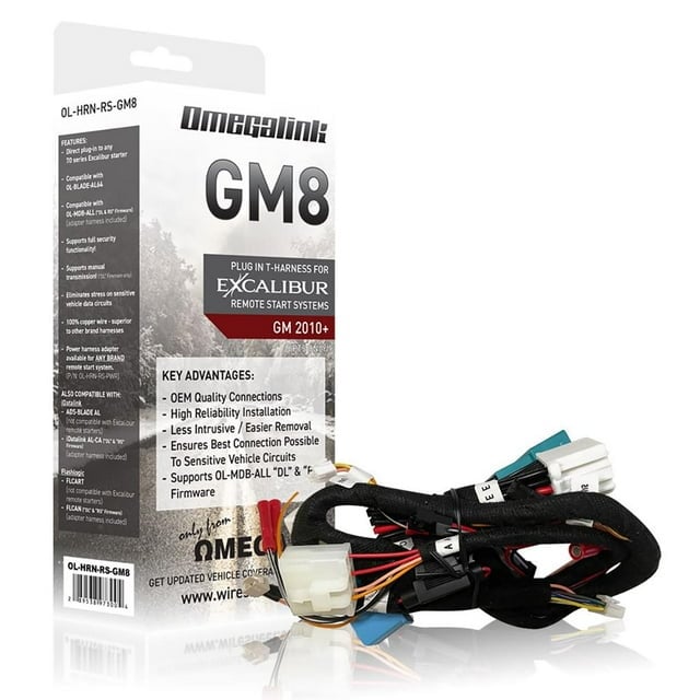 OL-HRN-RS-GM8 Analog T-Harness for Select 2010-2024 GM Press to Start Models