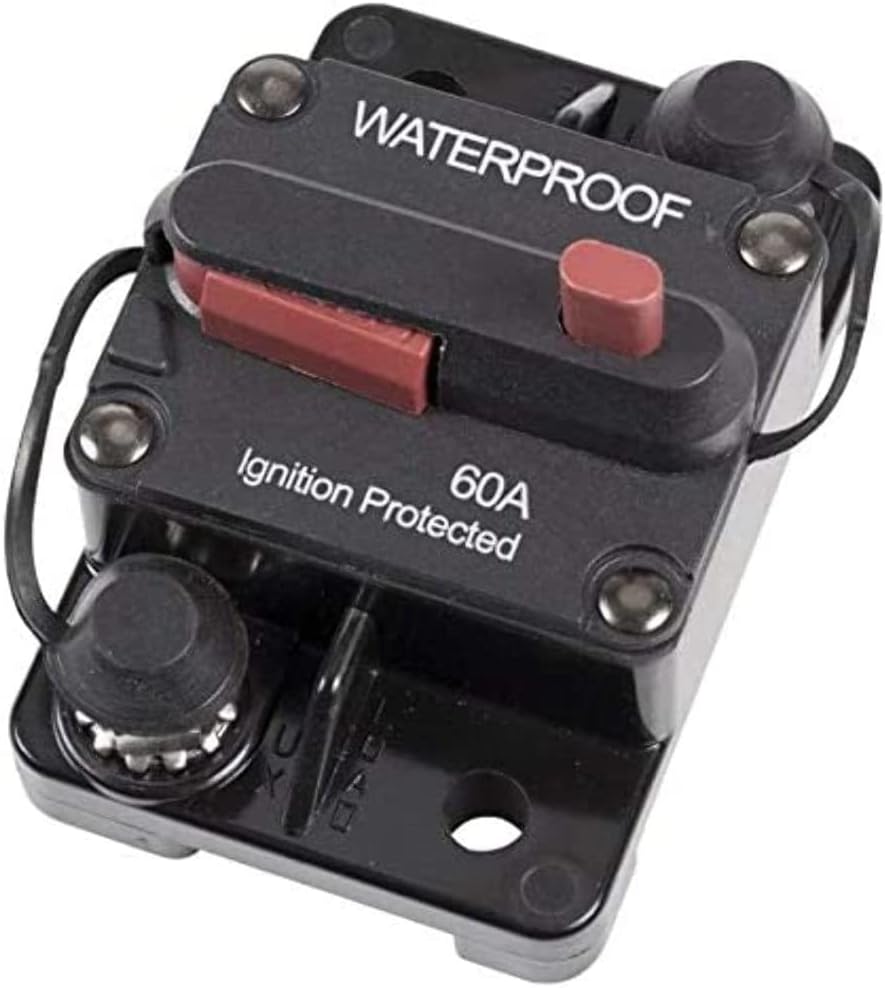 Metra E-CB60MR 60 Amp IB Circuit Breaker Manual Reset IP67 Rated