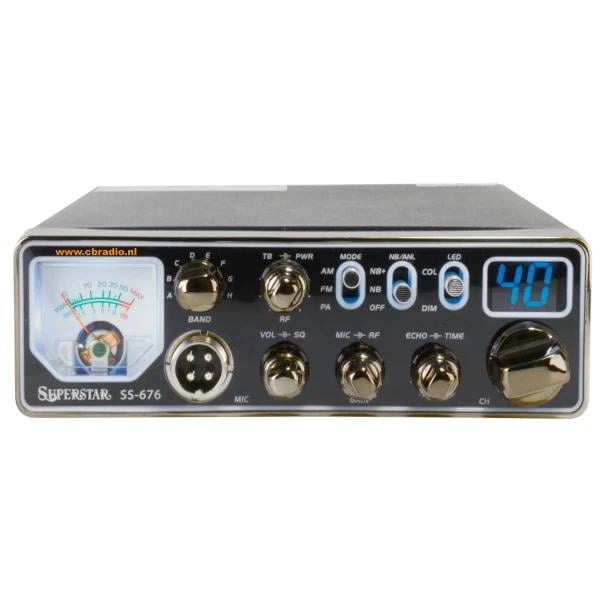 SS-676 10M Super Star Radio with Slim Design