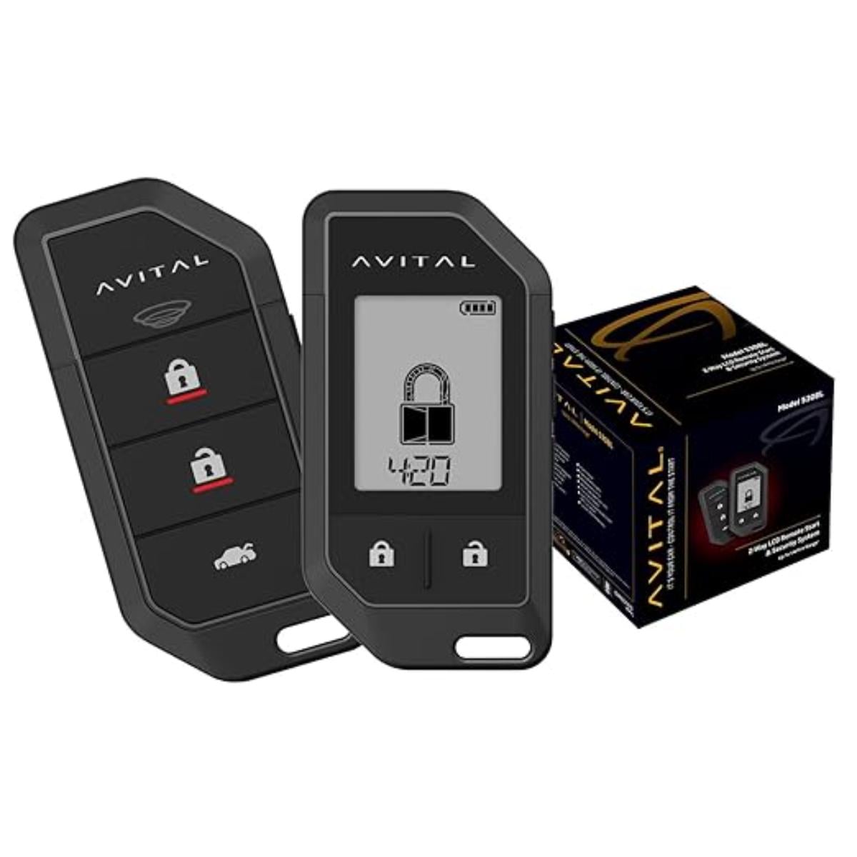 5308L Automotive 2-Way Remote Start Security System with Up to 0.25 Mile Range