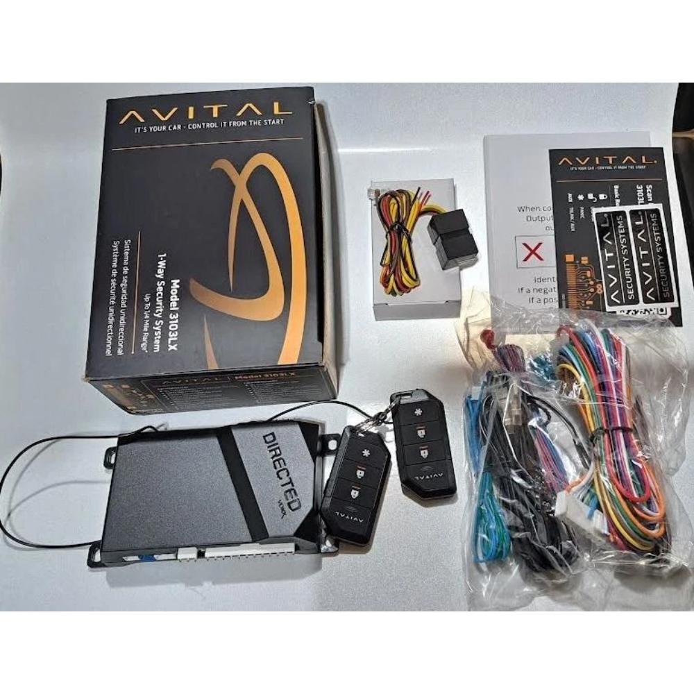3103LX Keyless Entry Car Alarm Security System with Up to 0.25 Mile Range