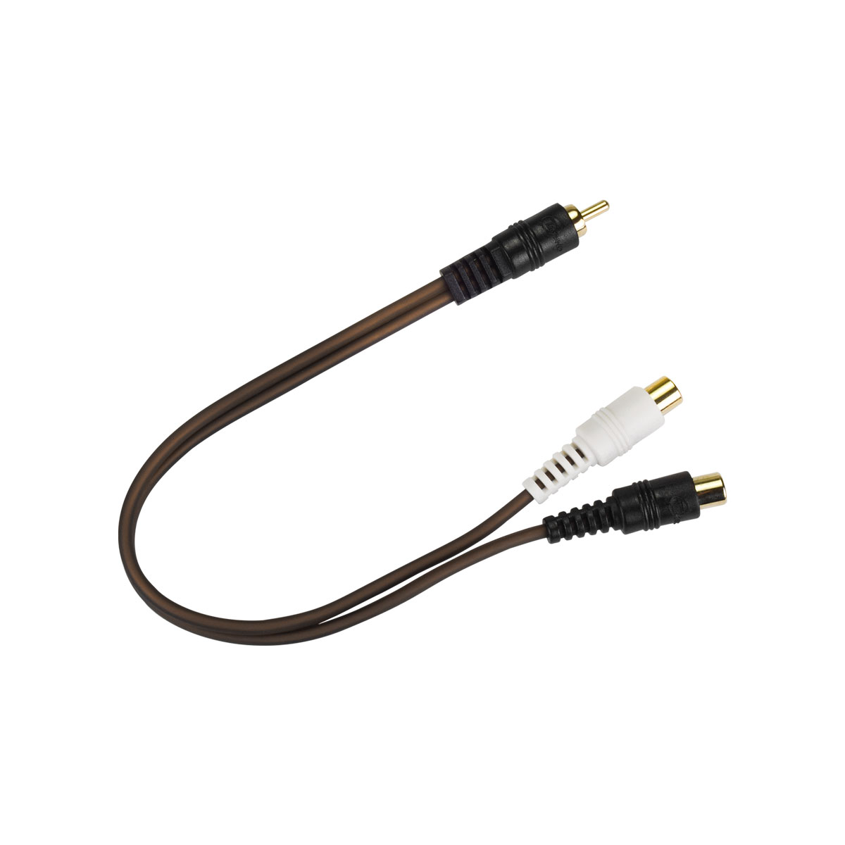 TPTRCA X2F1M 12 in OFC Y RCA Cable  2 Female to 1 Male