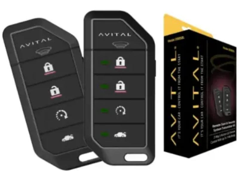 D9112L Remote Start AMD Security System Kit with 1 Way, 4 Button & Control Up to 0.25 Mile Range