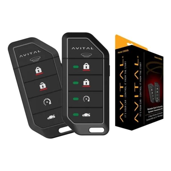 D9858L 2-Way Replacement Remote Key Fob for  Security Remote Start - DS3-DS4-DB3