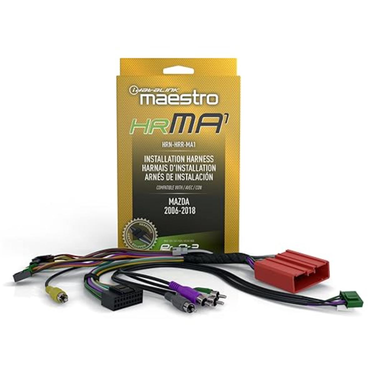 HRN-HRR-MA1 Radio Replacement Harness for 2004-2021 Mazda vehicles